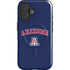 University of Arizona Primary Logo Blue iPhone 16 Plus Magsafe Impact Case