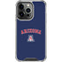 University of Arizona Primary Logo Blue iPhone 16 Pro Clear Case