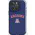 University of Arizona Primary Logo Blue iPhone 16 Pro Impact Case