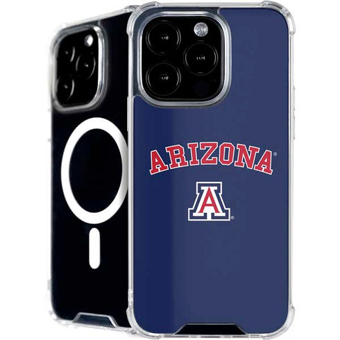 University of Arizona Primary Logo Blue iPhone 16 Pro MagSafe Case