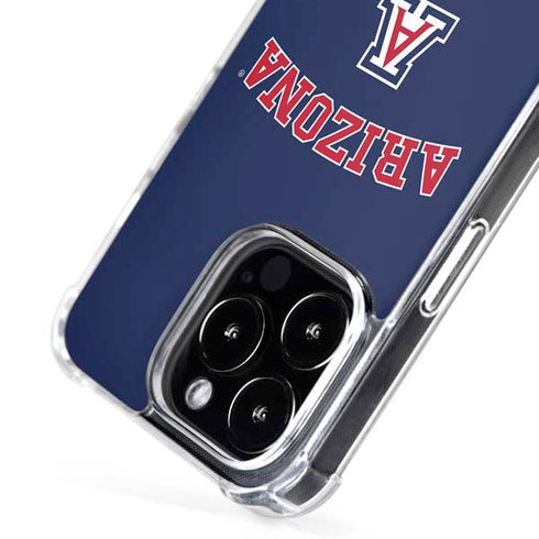 University of Arizona Primary Logo Blue iPhone 16 Pro MagSafe Case