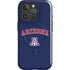 University of Arizona Primary Logo Blue iPhone 16 Pro Magsafe Impact Case