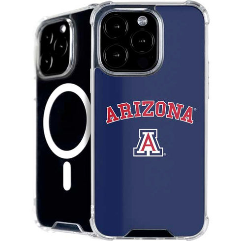 University of Arizona Primary Logo Blue iPhone 16 Pro Max MagSafe Case