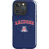 University of Arizona Primary Logo Blue iPhone 16 Pro Max Magsafe Impact Case