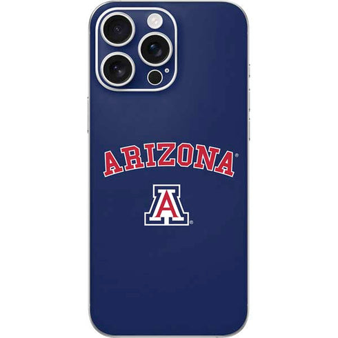 University of Arizona Primary Logo Blue iPhone 16 Pro Max Skin