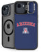 University of Arizona Primary Logo Blue iPhone 16e Kickstand Case