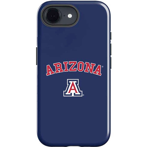 University of Arizona Primary Logo Blue iPhone 16e Impact Case