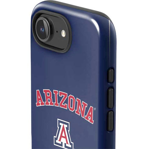 University of Arizona Primary Logo Blue iPhone 16e Impact Case