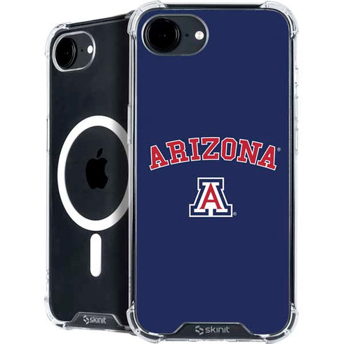 University of Arizona Primary Logo Blue iPhone 16e MagSafe Case