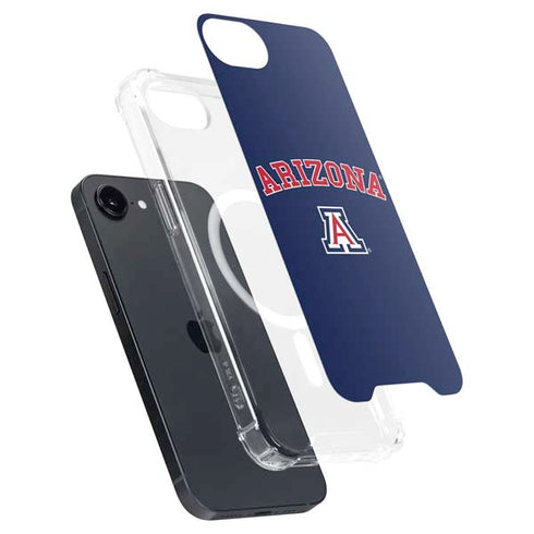 University of Arizona Primary Logo Blue iPhone 16e MagSafe Case