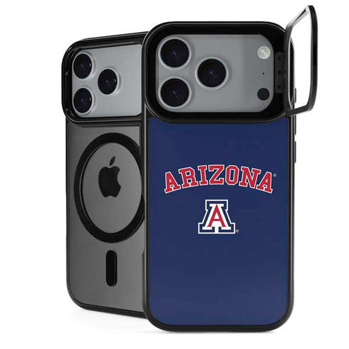 University of Arizona Primary Logo Blue iPhone 18 Pro Kickstand Case