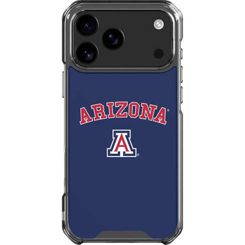 University of Arizona Primary Logo Blue iPhone 18 Pro Max Clear Case