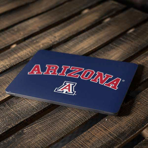 University of Arizona Primary Logo Blue Apple MacBook Air Skin