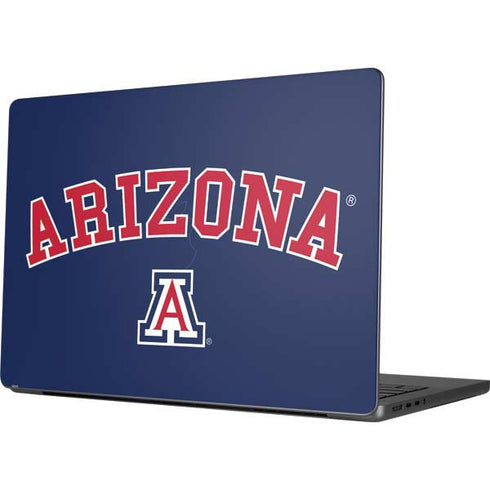 University of Arizona Primary Logo Blue Apple MacBook Pro 14-inch Skin