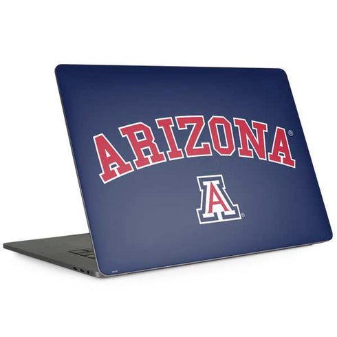 University of Arizona Primary Logo Blue MacBook Skins