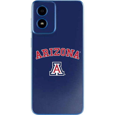 University of Arizona Primary Logo Blue Moto G Play 4G (2024) Skin