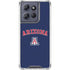 University of Arizona Primary Logo Blue Moto G Stylus 5G (2025) Clear Case