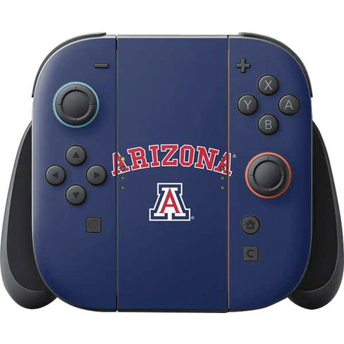 University of Arizona Primary Logo Blue Nintendo Switch 2 (2025) Joy-Con Controller Skin