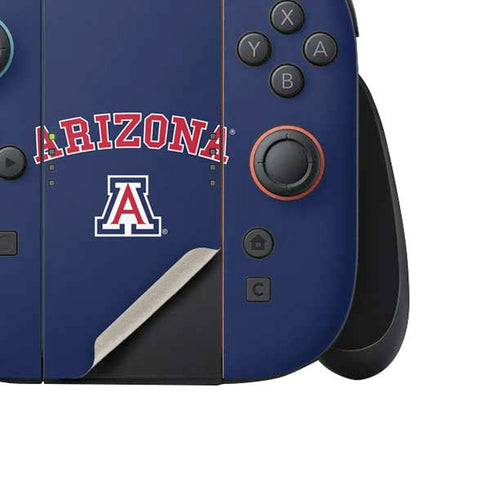University of Arizona Primary Logo Blue Nintendo Switch 2 (2025) Joy-Con Controller Skin