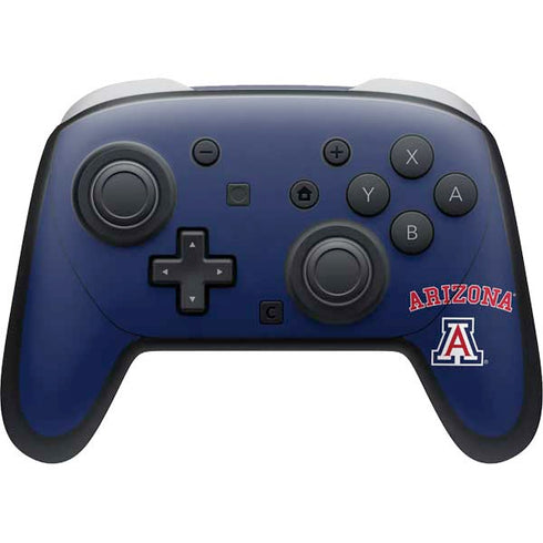 University of Arizona Primary Logo Blue Nintendo Switch 2 (2025) Pro Controller Skin
