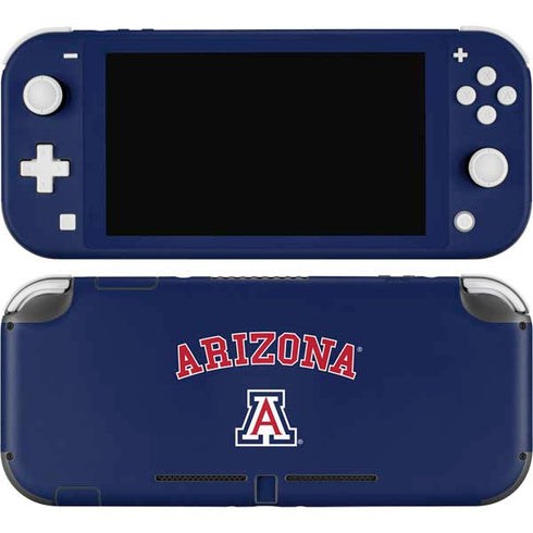 University of Arizona Primary Logo Blue Nintendo Skins