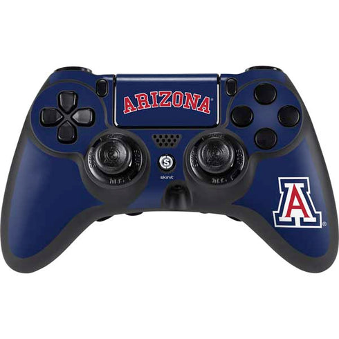 University of Arizona Primary Logo Blue PlayStation PS4 Skins