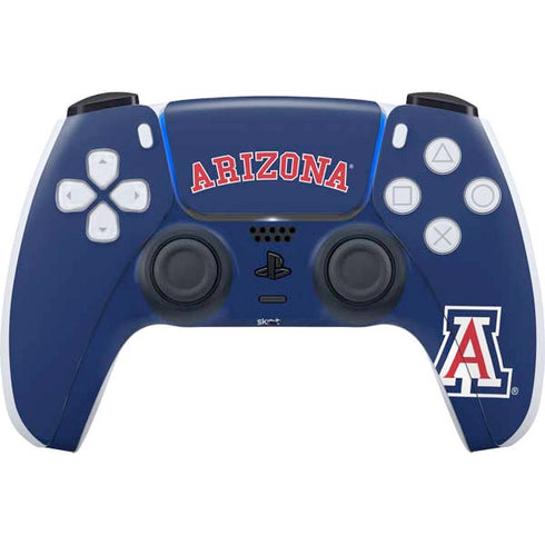 University of Arizona Primary Logo Blue PlayStation PS5 Skins