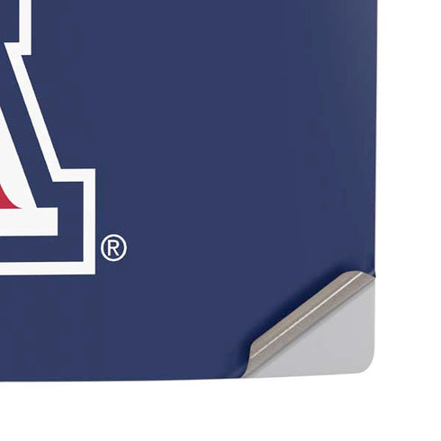 University of Arizona Primary Logo Blue PS5 Pro Disk Console Skin
