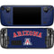 University of Arizona Primary Logo Blue Steam Deck Handheld Gaming Computer OLED Skin