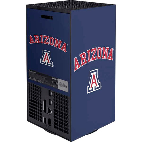 University of Arizona Primary Logo Blue Xbox Series X Bundle Skin