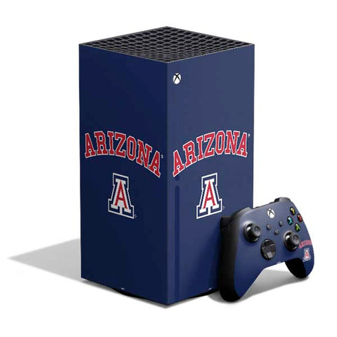 University of Arizona Primary Logo Blue XBox Series X Digital Edition Bundle Skin