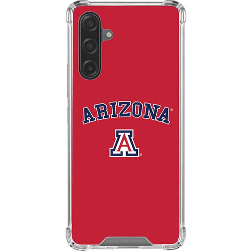 University of Arizona Primary Logo Red Galaxy A17 Clear Case