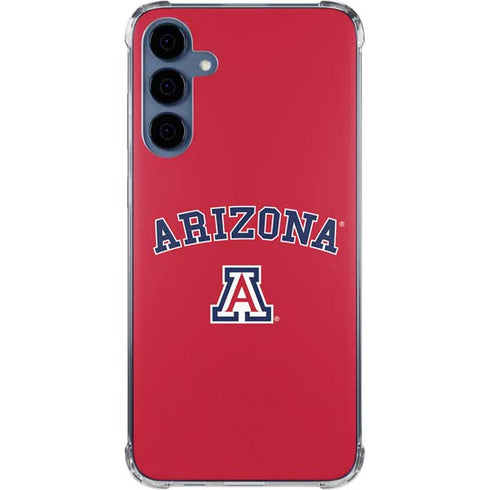 University of Arizona Primary Logo Red Galaxy A55 5G Clear Case