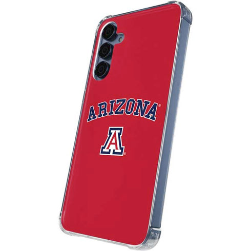 University of Arizona Primary Logo Red Galaxy A55 5G Clear Case