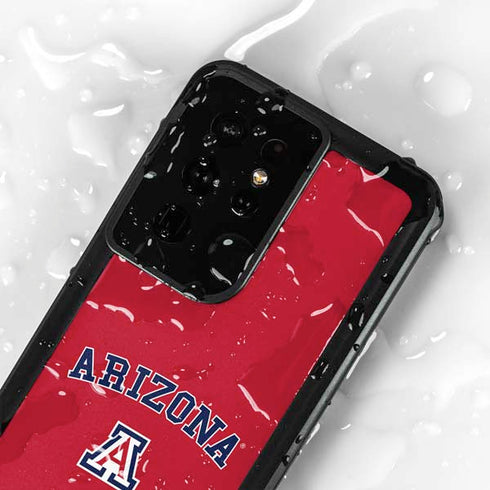University of Arizona Primary Logo Red Galaxy S24 Ultra Waterproof Case