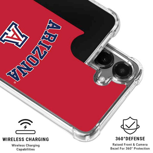 University of Arizona Primary Logo Red Galaxy S26 Clear Case