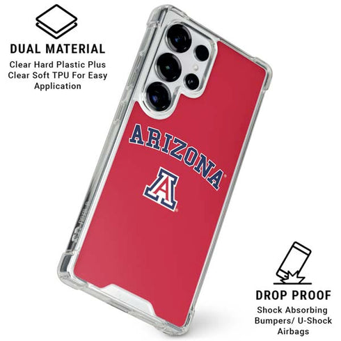 University of Arizona Primary Logo Red Galaxy S26 Ultra Clear Case