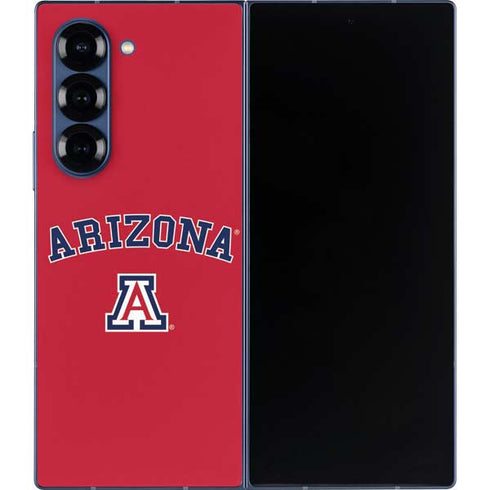 University of Arizona Primary Logo Red Galaxy Z Fold6 Skin