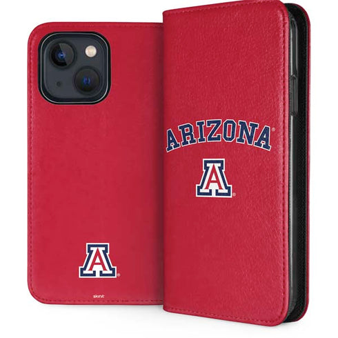 University of Arizona Primary Logo Red iPhone 14 Folio Case