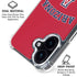 University of Arizona Primary Logo Red iPhone 16 Clear Case