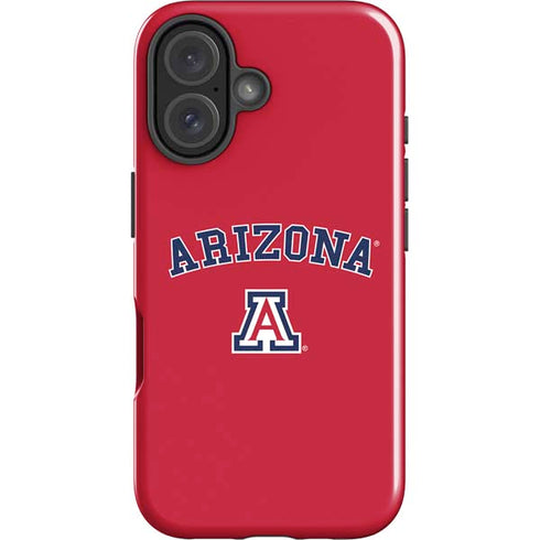 University of Arizona Primary Logo Red iPhone 16 Plus Impact Case