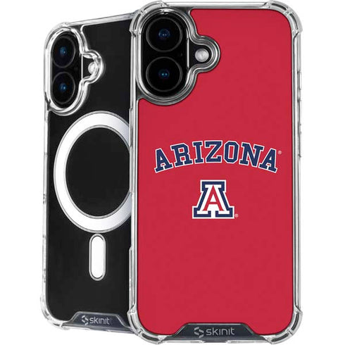 University of Arizona Primary Logo Red iPhone 16 Plus MagSafe Case