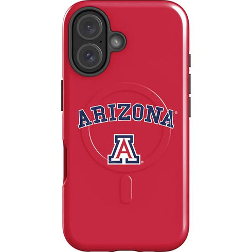University of Arizona Primary Logo Red iPhone 16 Plus Magsafe Impact Case