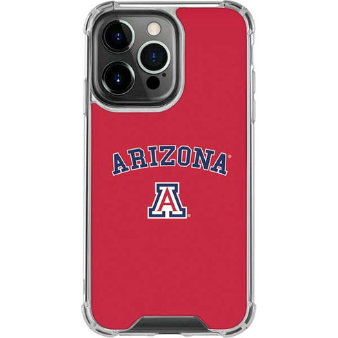 University of Arizona Primary Logo Red iPhone 16 Pro Max Clear Case