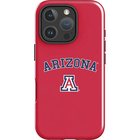 University of Arizona Primary Logo Red iPhone 16 Pro Max Impact Case