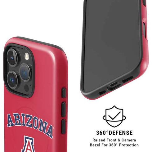 University of Arizona Primary Logo Red iPhone 16 Pro Max Magsafe Impact Case