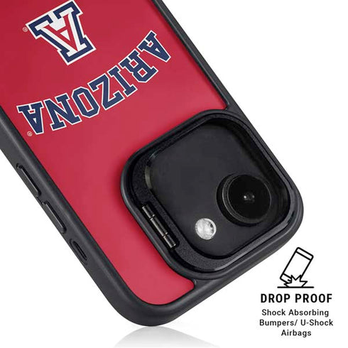 University of Arizona Primary Logo Red iPhone 16e Kickstand Case