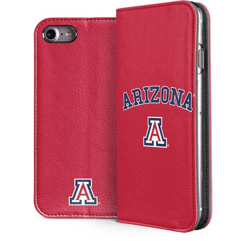 University of Arizona Primary Logo Red iPhone 7 Folio Case