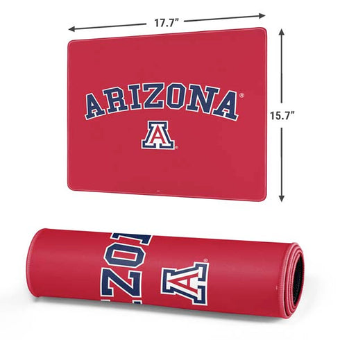 University of Arizona Primary Logo Red Gaming Mouse Pad