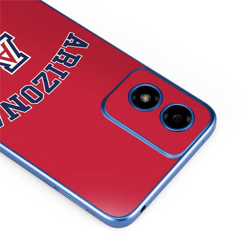 University of Arizona Primary Logo Red Moto G Play 4G (2024) Skin